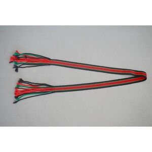 Chelsea Begay - Navajo Native American Indian‎ Red Green & Black Sash 56" x 3/8"